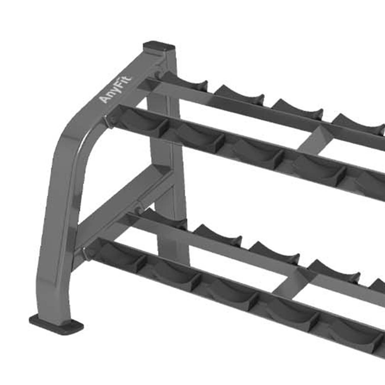 CPE2111B9 Two Layer Dumbbell Rack – Heavy Duty Commercial Gym Fitness Equipment