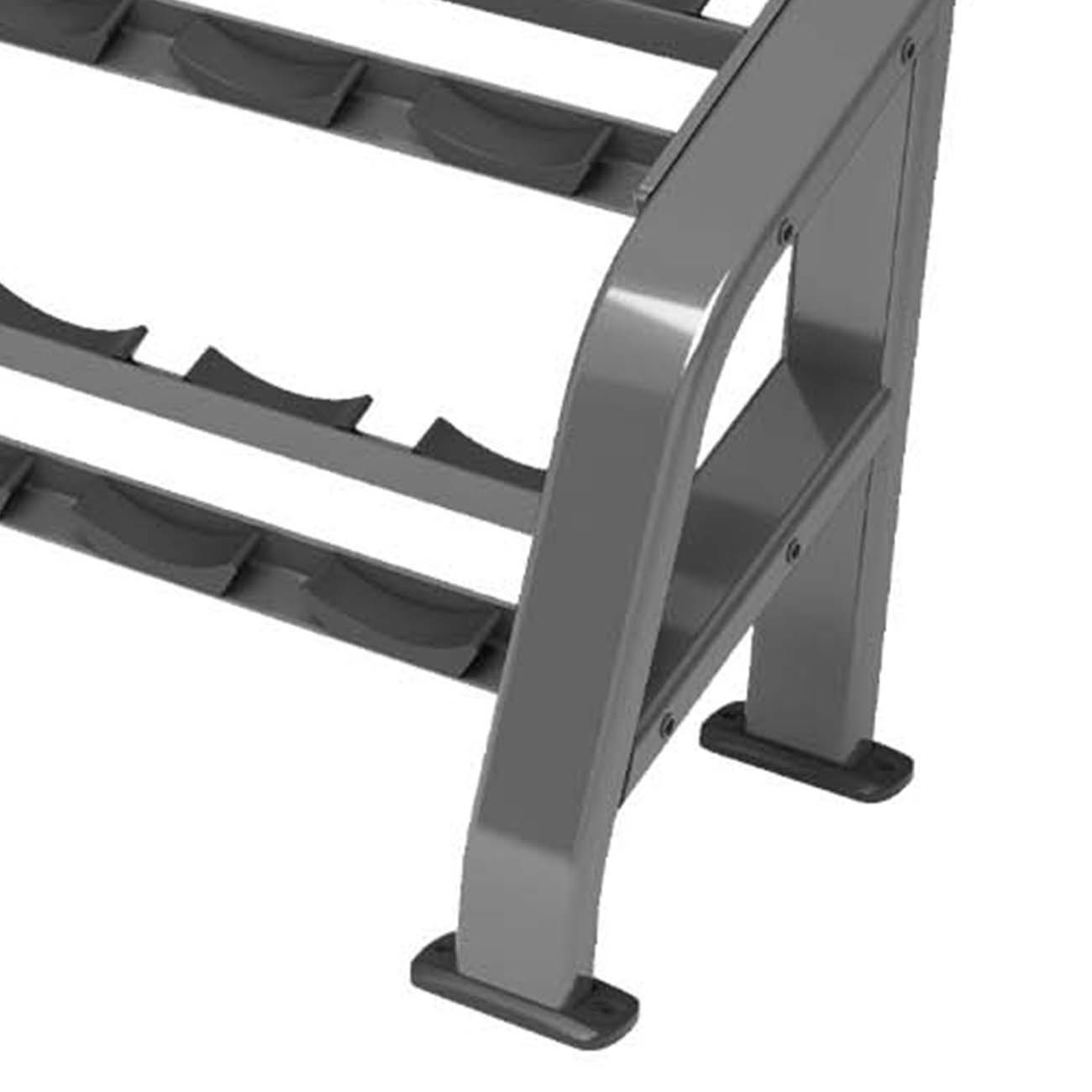 CPE2111B9 Two Layer Dumbbell Rack – Heavy Duty Commercial Gym Fitness Equipment