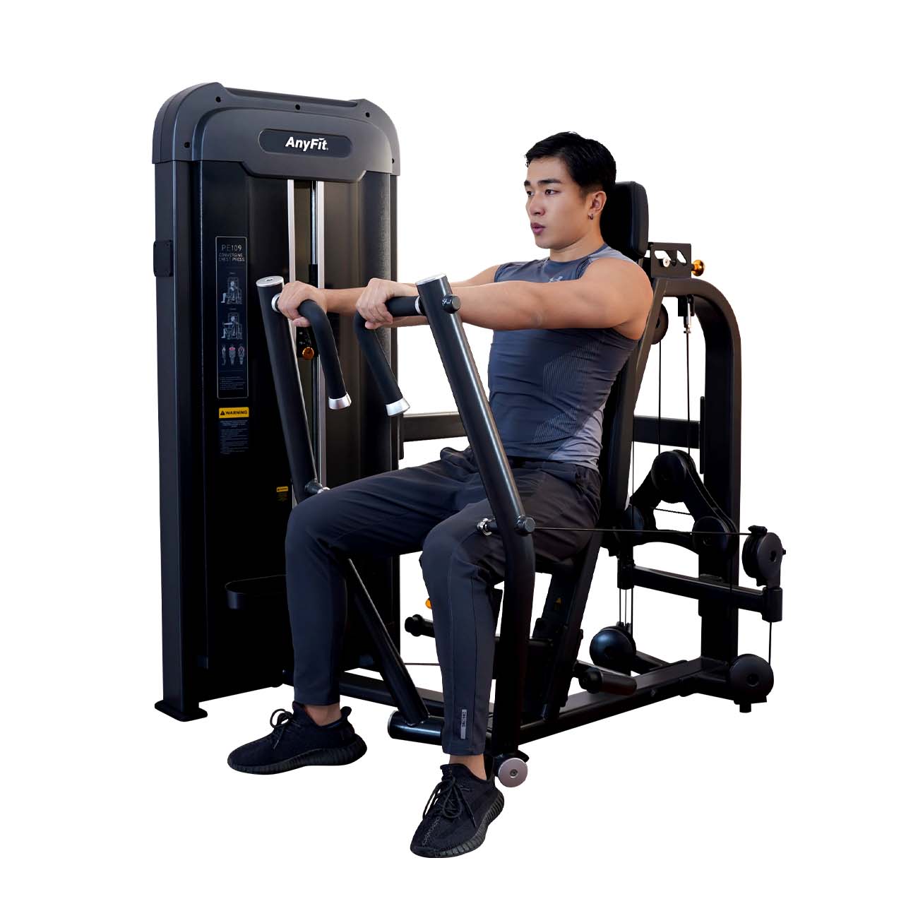 CPE1109 Premium Commercial Pin-Loaded Seated Pushdown Machine