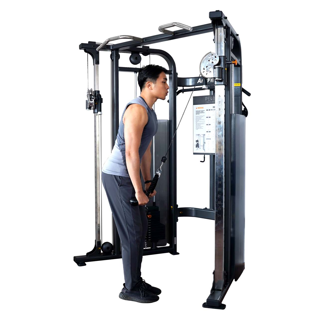 CPE1402 Multi-Functional Cable Crossover Machine – Dual-Adjustable Pulley System for Home & Commercial Gym