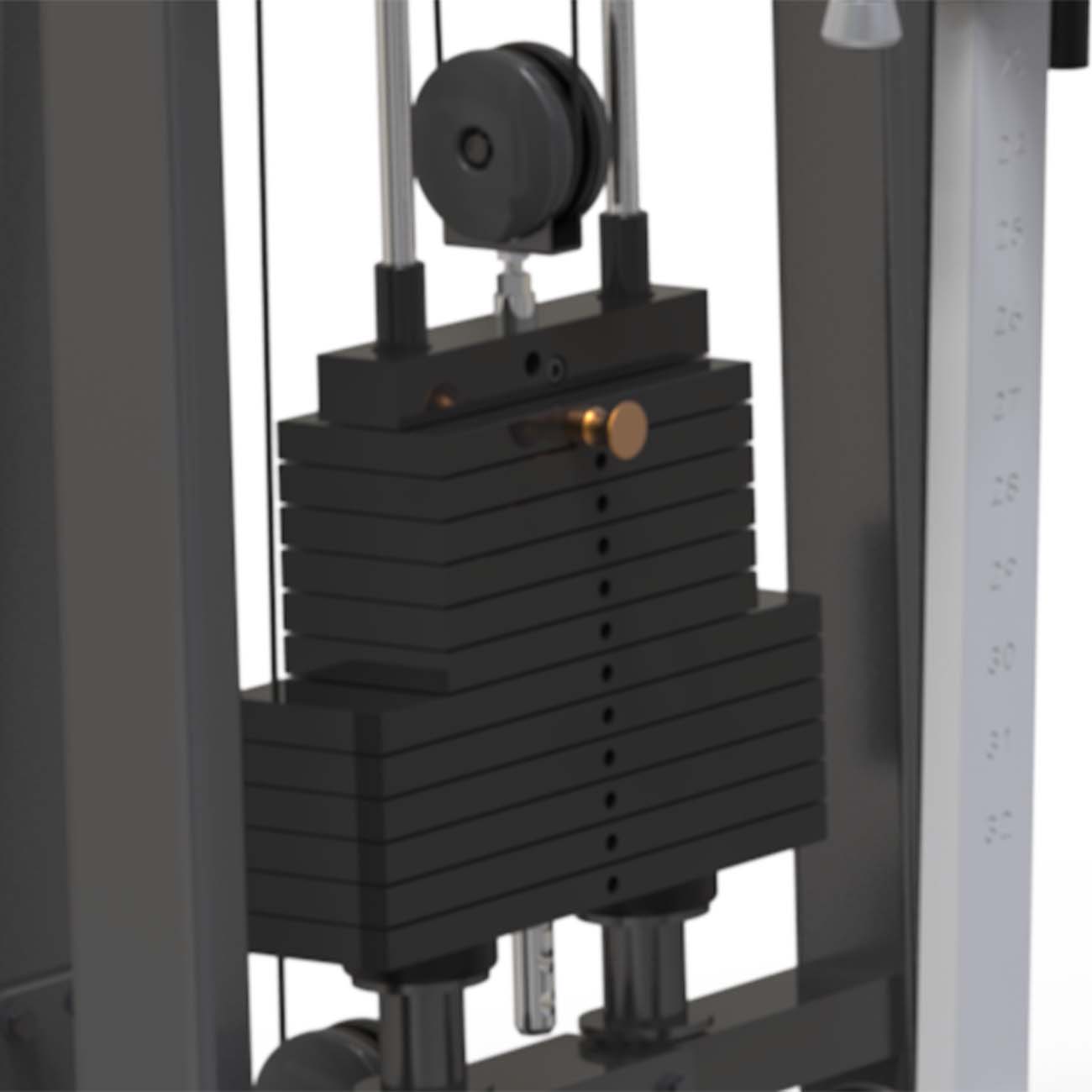 CPE1403 Commercial Gym Sover Machine – Heavy-Duty Free Weight Stack for Full Body Workouts, Space-Saving & Portable Design for Home or Commercial Use