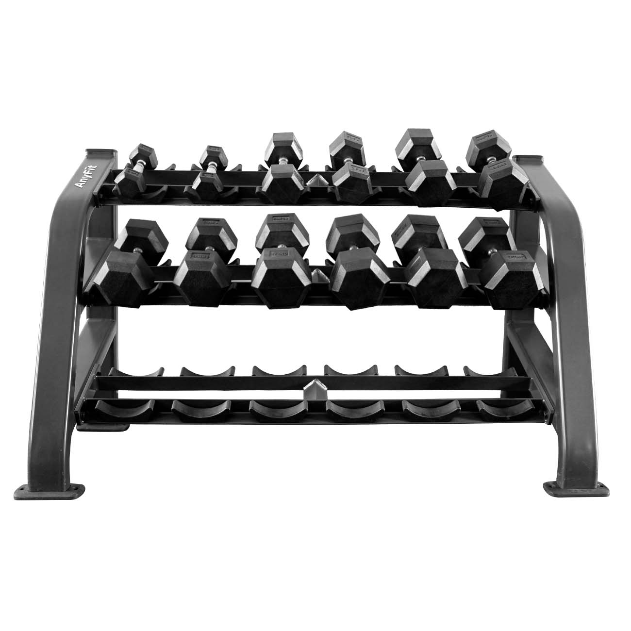 CPE2112B6 3-Tier Dumbbell Rack for Heavy Weights – Durable Gym Storage Rack