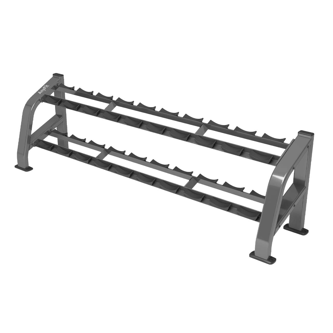 CPE2111B9 Two Layer Dumbbell Rack – Heavy Duty Commercial Gym Fitness Equipment